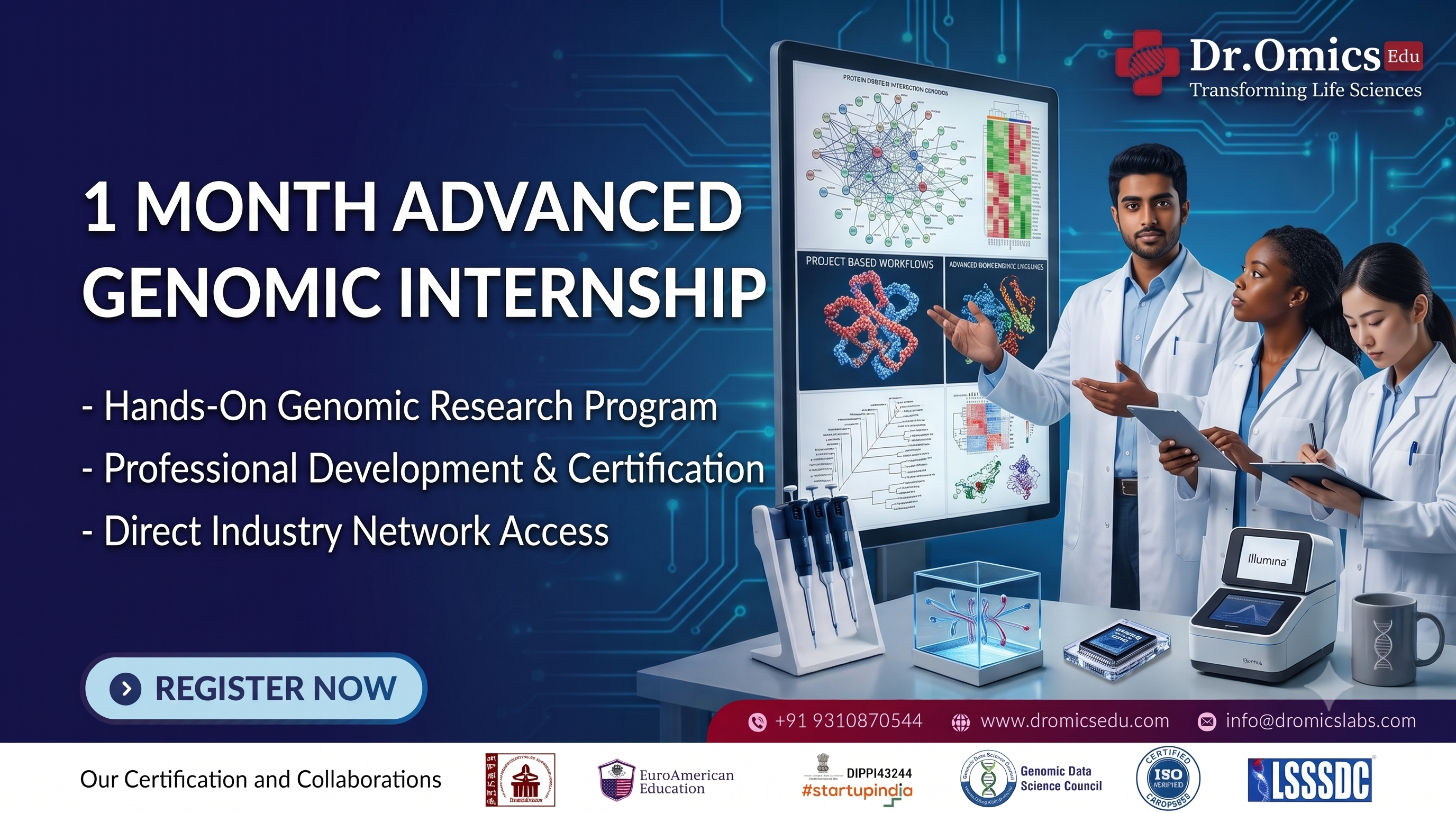 1 Month Advanced Genomic Internship