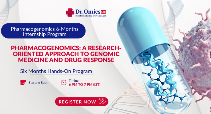 Pharmacogenomics: A Research-Oriented Approach to Genomic Medicine and Drug Response (duration- 6 months)
